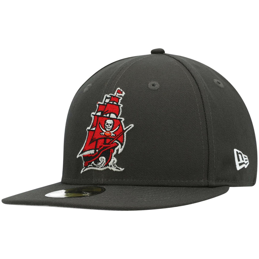 Tampa Bay Buccaneers New Era Omaha 59FIFTY Fitted Hat - Pewter Hats