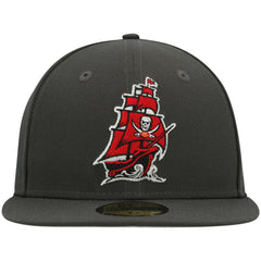 Tampa Bay Buccaneers New Era Omaha 59FIFTY Fitted Hat - Pewter Hats