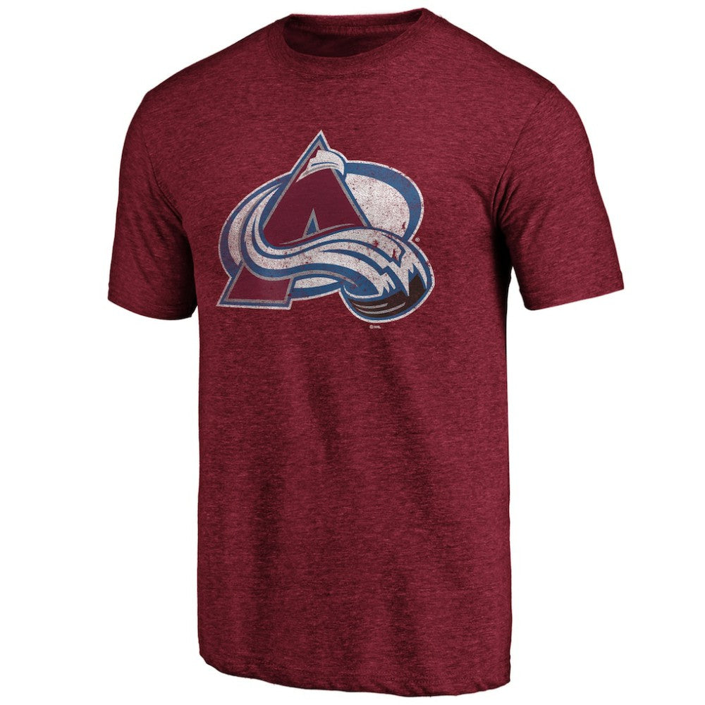 Colorado Avalanche Greatest Dad Tri-Blend T-Shirt - Burgundy | US 3990257