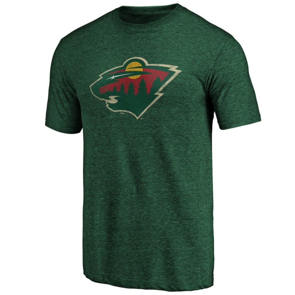 Minnesota Wild Greatest Dad Tri-Blend T-Shirt - Green | US 3990263