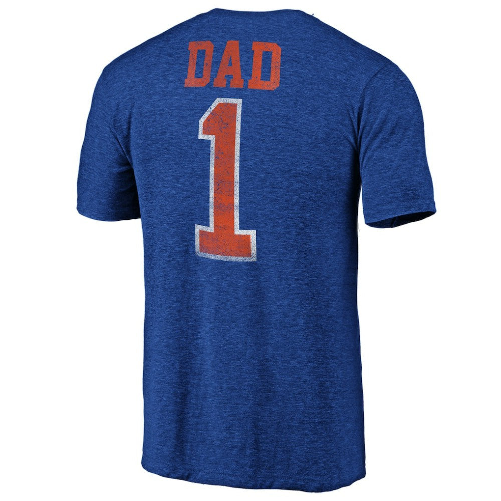 New York Islanders Greatest Dad Tri-Blend T-Shirt - Royal | US 3990267