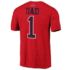 Washington Capitals Greatest Dad Tri-Blend T-Shirt - Red | US 3990277