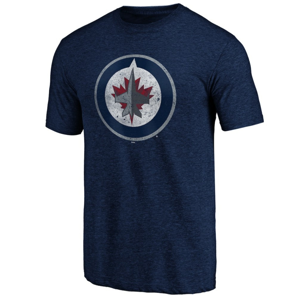 Winnipeg Jets Greatest Dad Tri-Blend T-Shirt - Navy | US 3990278