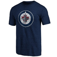 Winnipeg Jets Greatest Dad Tri-Blend T-Shirt - Navy | US 3990278