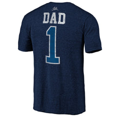 Winnipeg Jets Greatest Dad Tri-Blend T-Shirt - Navy | US 3990278