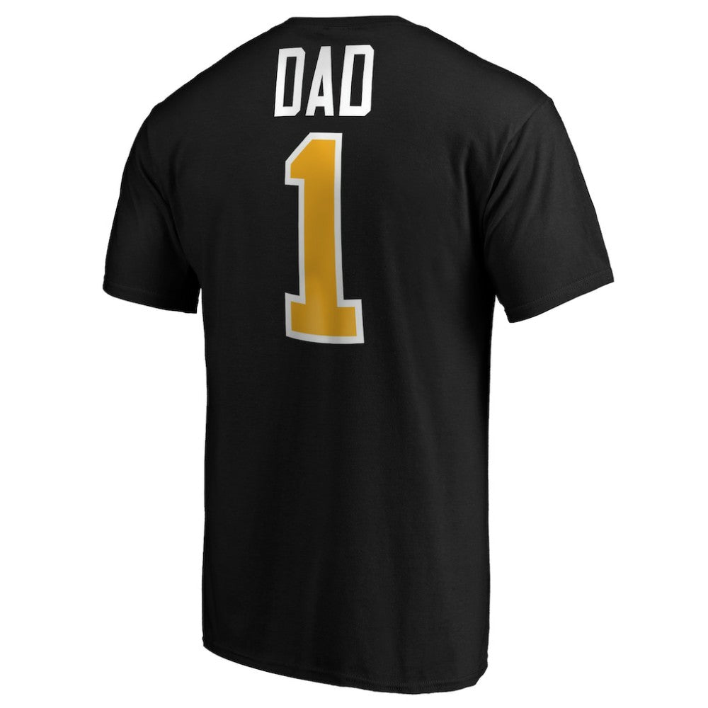 Boston Bruins #1 Dad Logo T-Shirt - Black | US 3990281