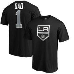 Los Angeles Kings #1 Dad T-Shirt - Black | US 3990292