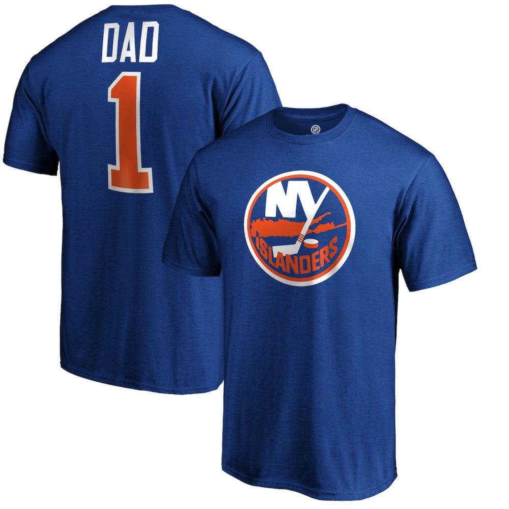 New York Islanders #1 Dad T-Shirt - Royal | US 3990297