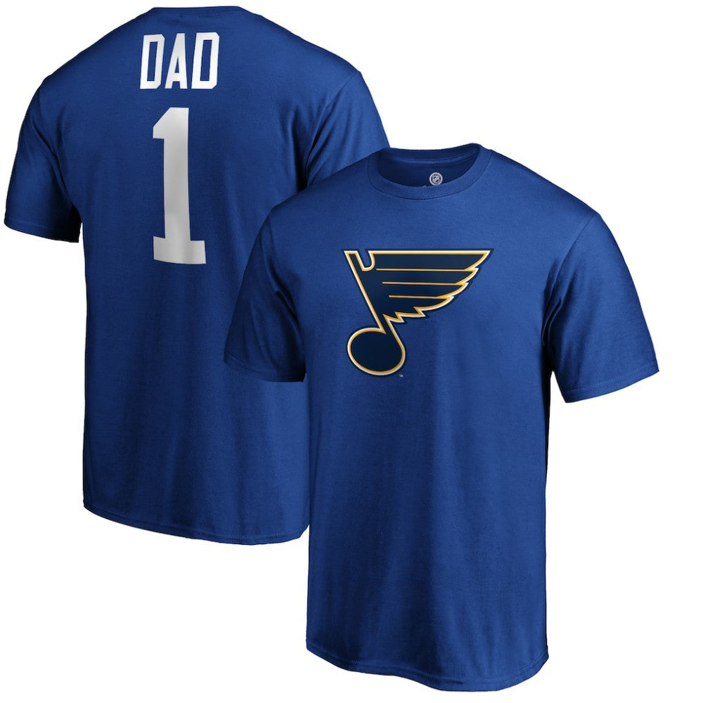 St. Louis Blues #1 Dad T-Shirt - Blue | US 3990303