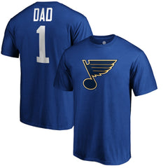 St. Louis Blues #1 Dad T-Shirt - Blue | US 3990303