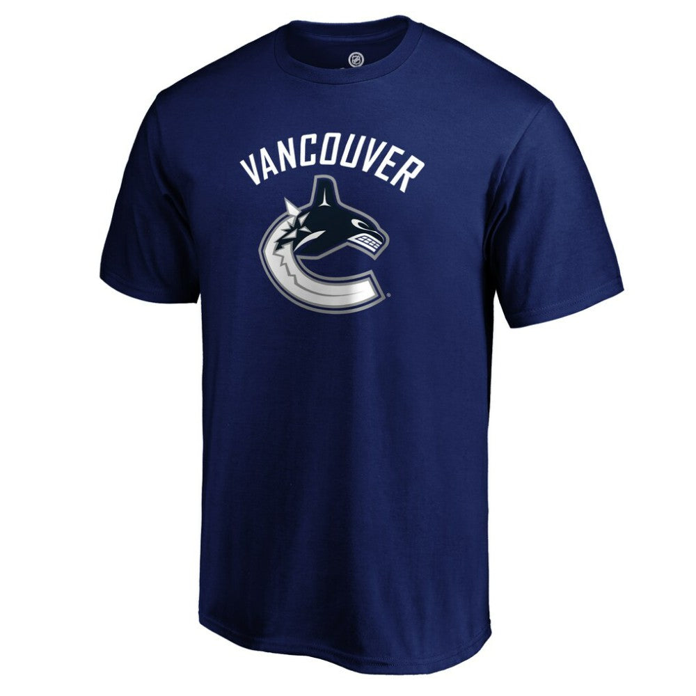 Vancouver Canucks #1 Dad T-Shirt - Blue | US 3990306
