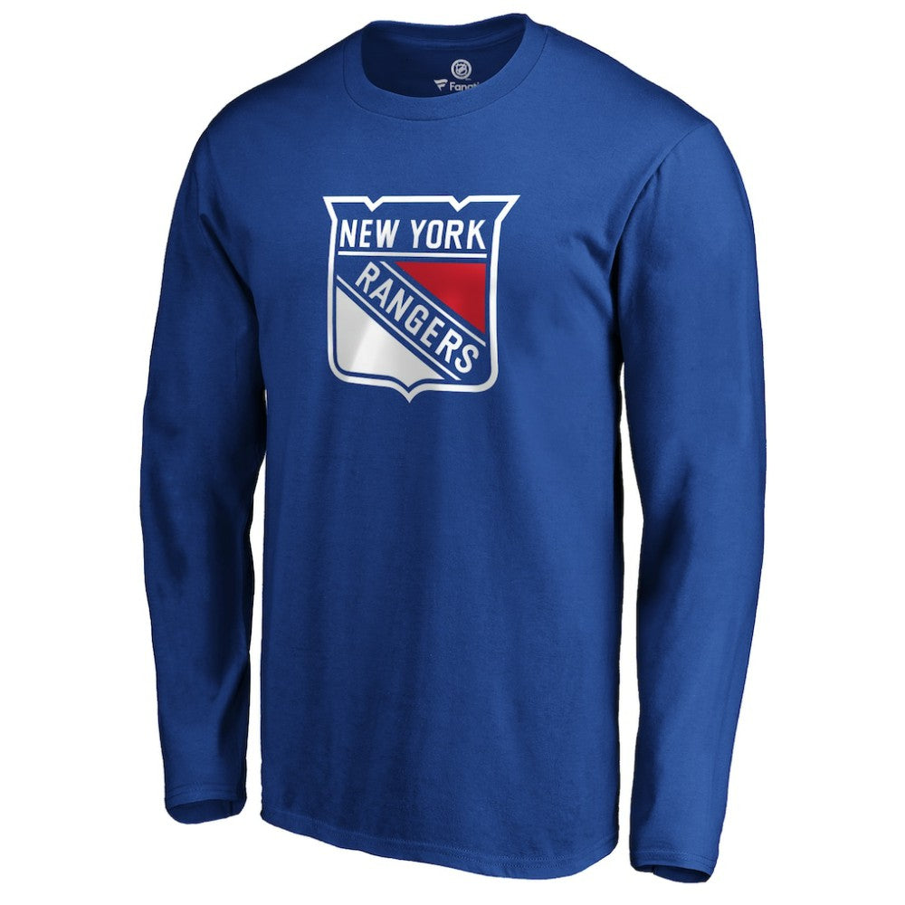New York Rangers #1 Dad Long Sleeve T-Shirt - Blue | US 3990329