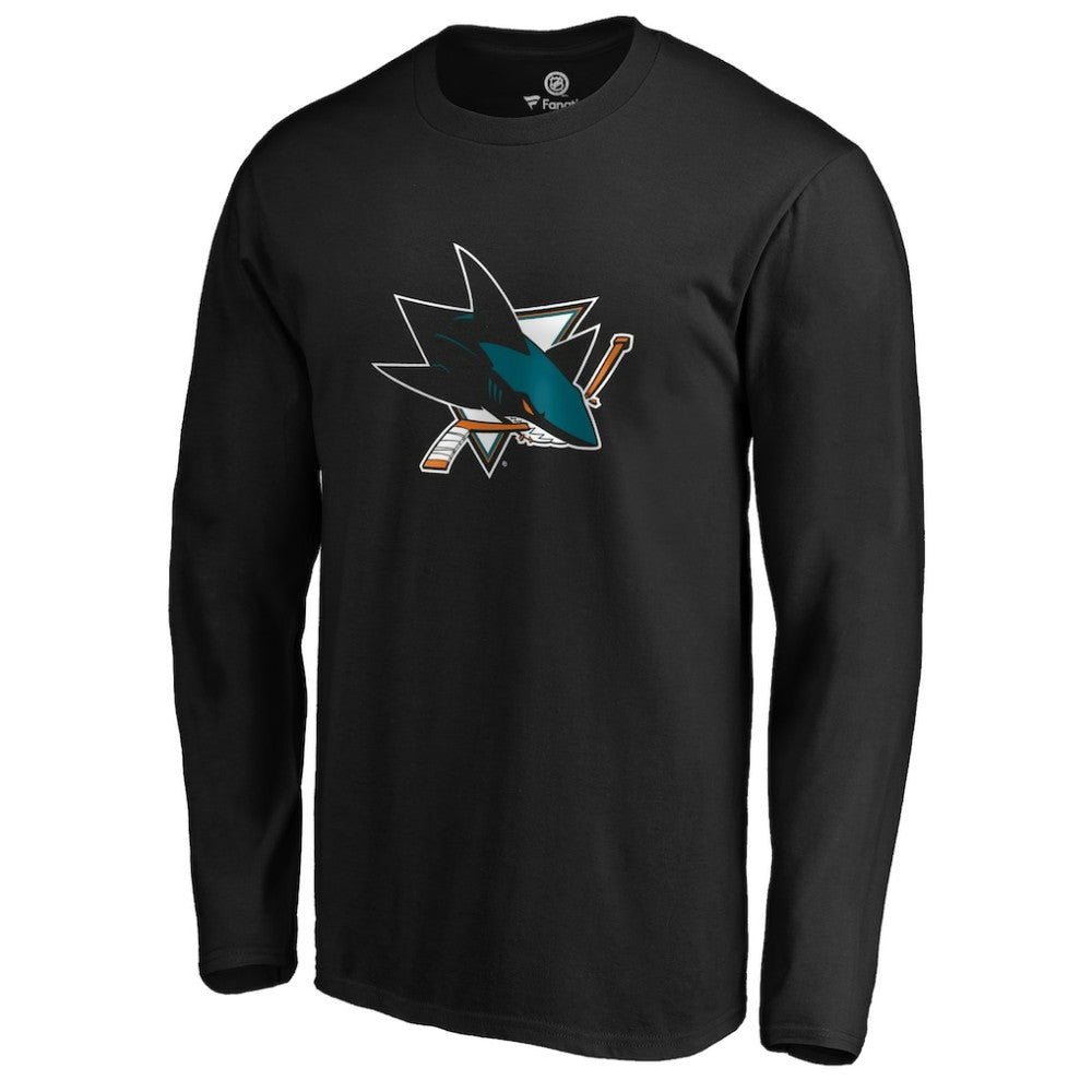 San Jose Sharks #1 Dad Long Sleeve T-Shirt - Black | US 3990333