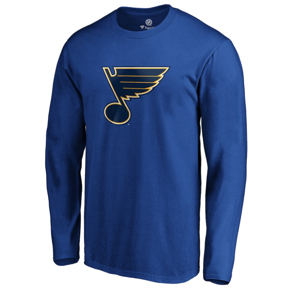 St. Louis Blues #1 Dad Long Sleeve T-Shirt - Blue | US 3990334