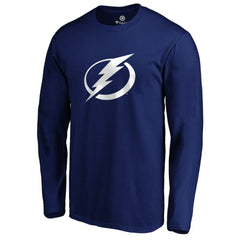 Tampa Bay Lightning #1 Dad Long Sleeve T-Shirt - Blue | US 3990335