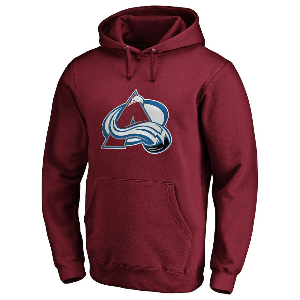 Colorado Avalanche #1 Dad Pullover Hoodie - Burgundy | US 3990348