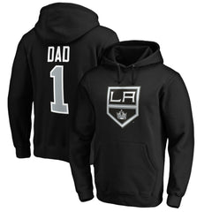 Los Angeles Kings #1 Dad Pullover Hoodie - Black | US 3990354