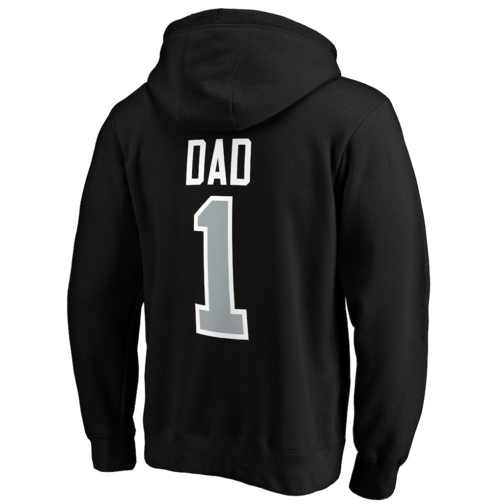Los Angeles Kings #1 Dad Pullover Hoodie - Black | US 3990354