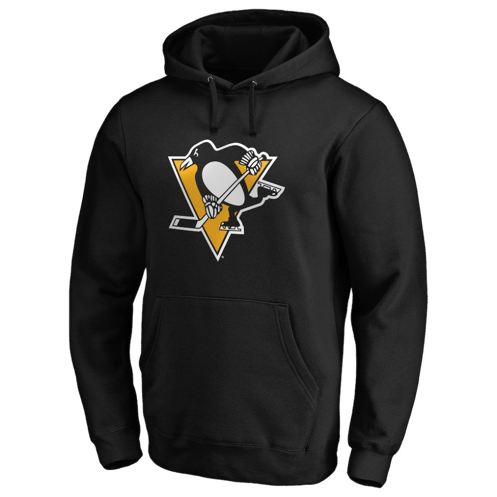 Pittsburgh Penguins #1 Dad Pullover Hoodie - Black | US 3990363