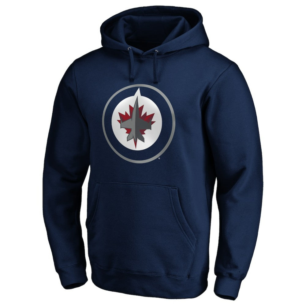 Winnipeg Jets #1 Dad Pullover Hoodie - Navy | US 3990371