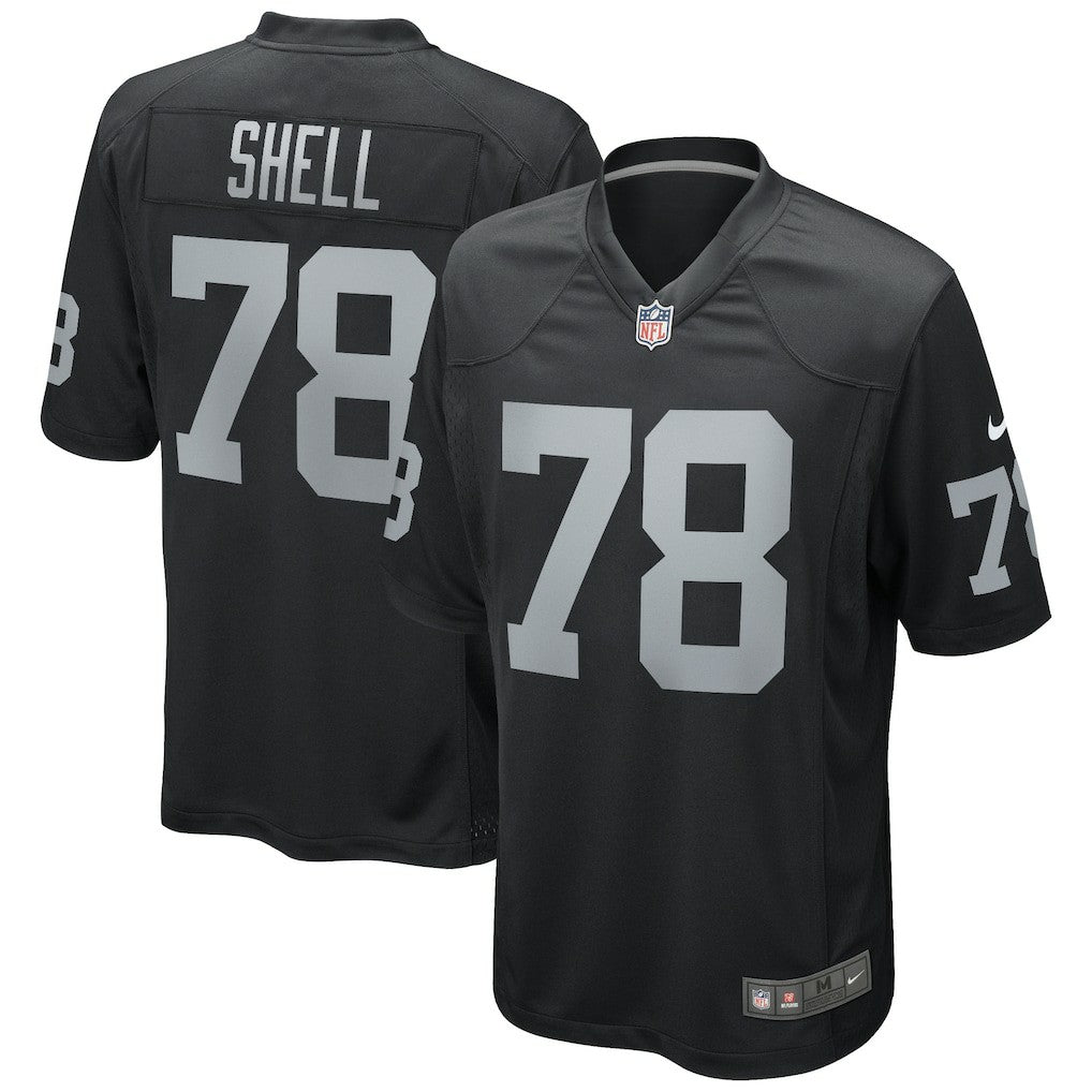 Art Shell Las Vegas Raiders Game Retired Player Jersey - Black Jerseys
