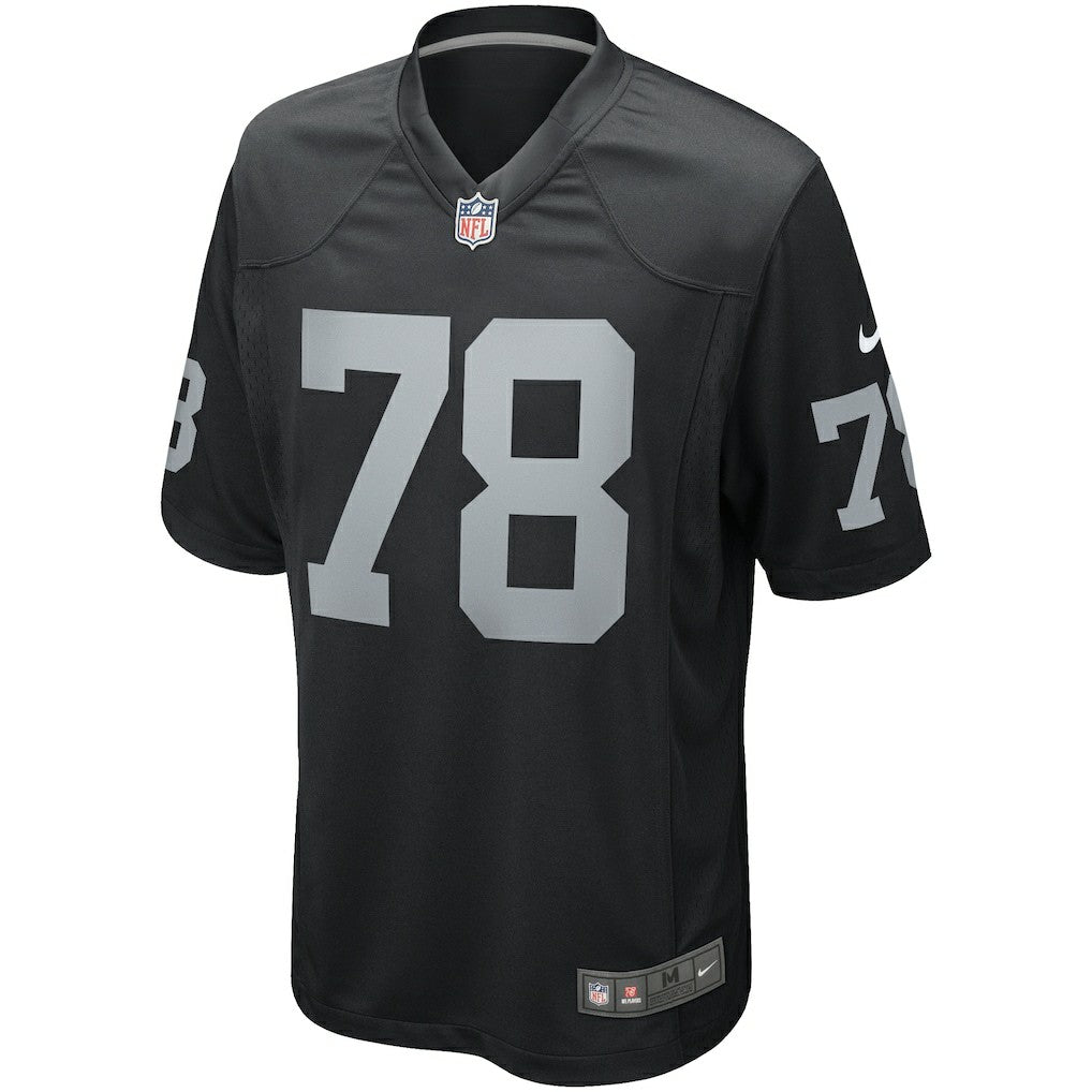 Art Shell Las Vegas Raiders Game Retired Player Jersey - Black Jerseys