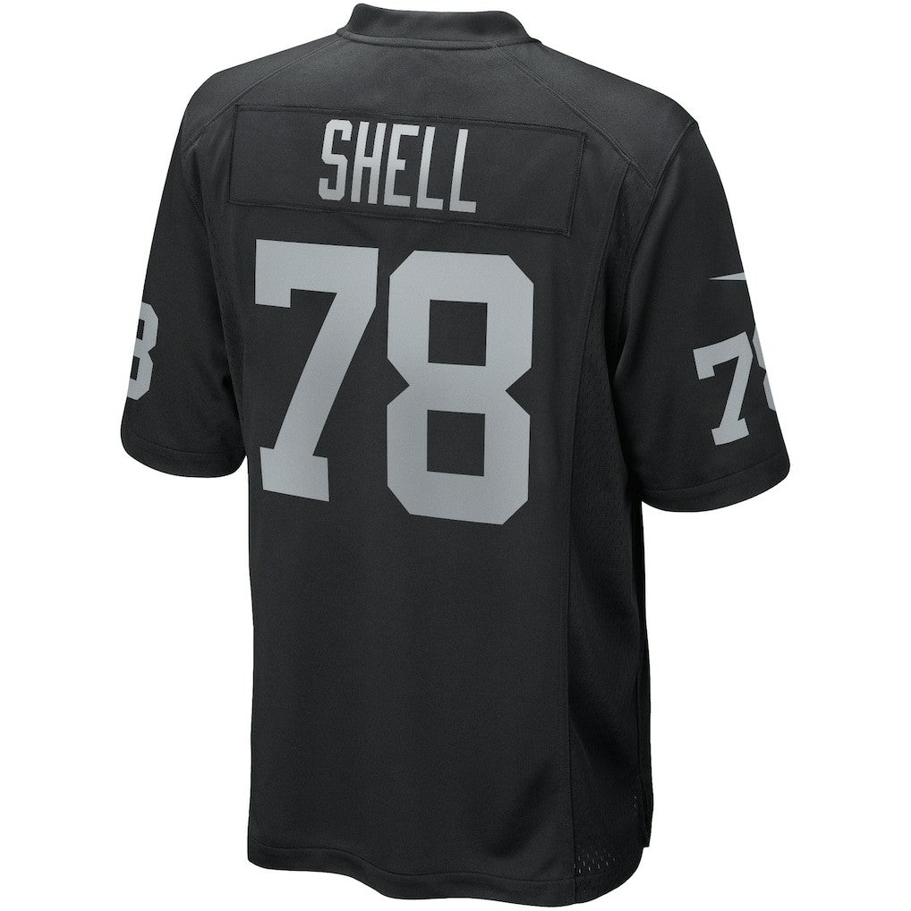 Art Shell Las Vegas Raiders Game Retired Player Jersey - Black Jerseys