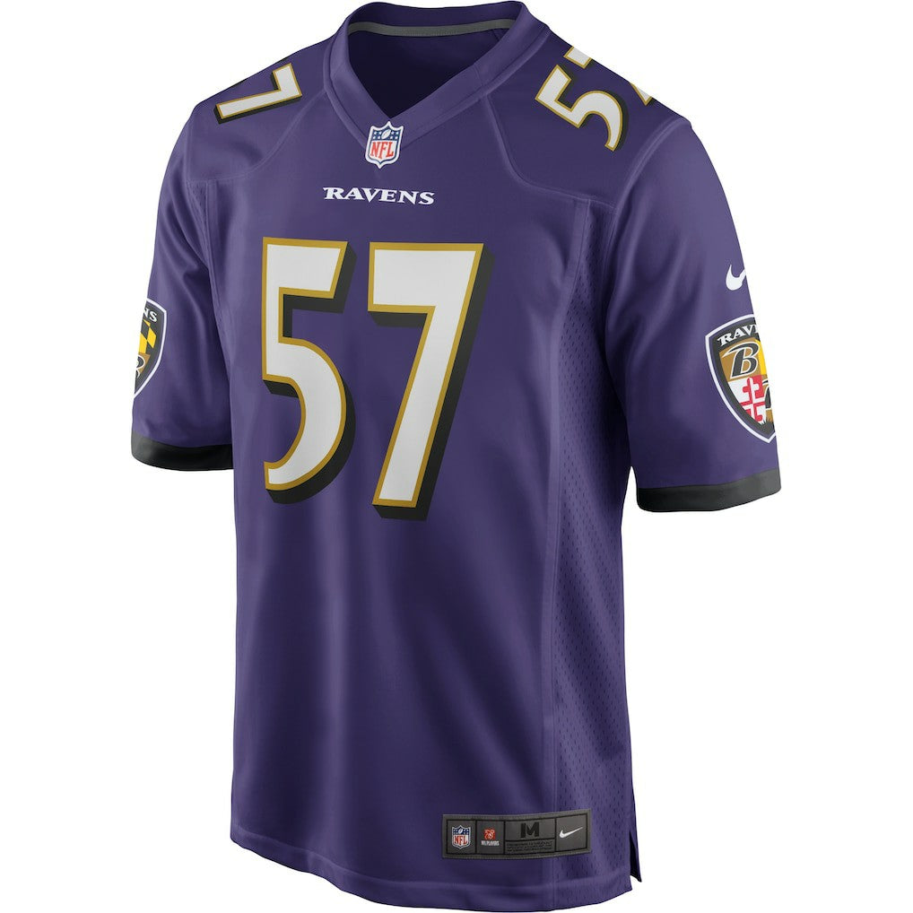 Bart Scott Baltimore Ravens Game Retired Player Jersey - Purple Jerseys