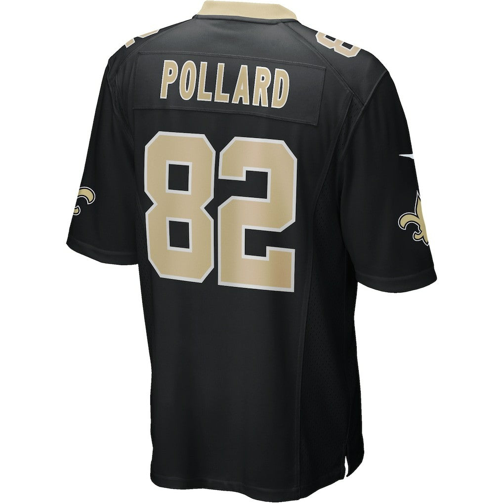 Bob Pollard New Orleans Saints Game Retired Player Jersey - Black Jerseys