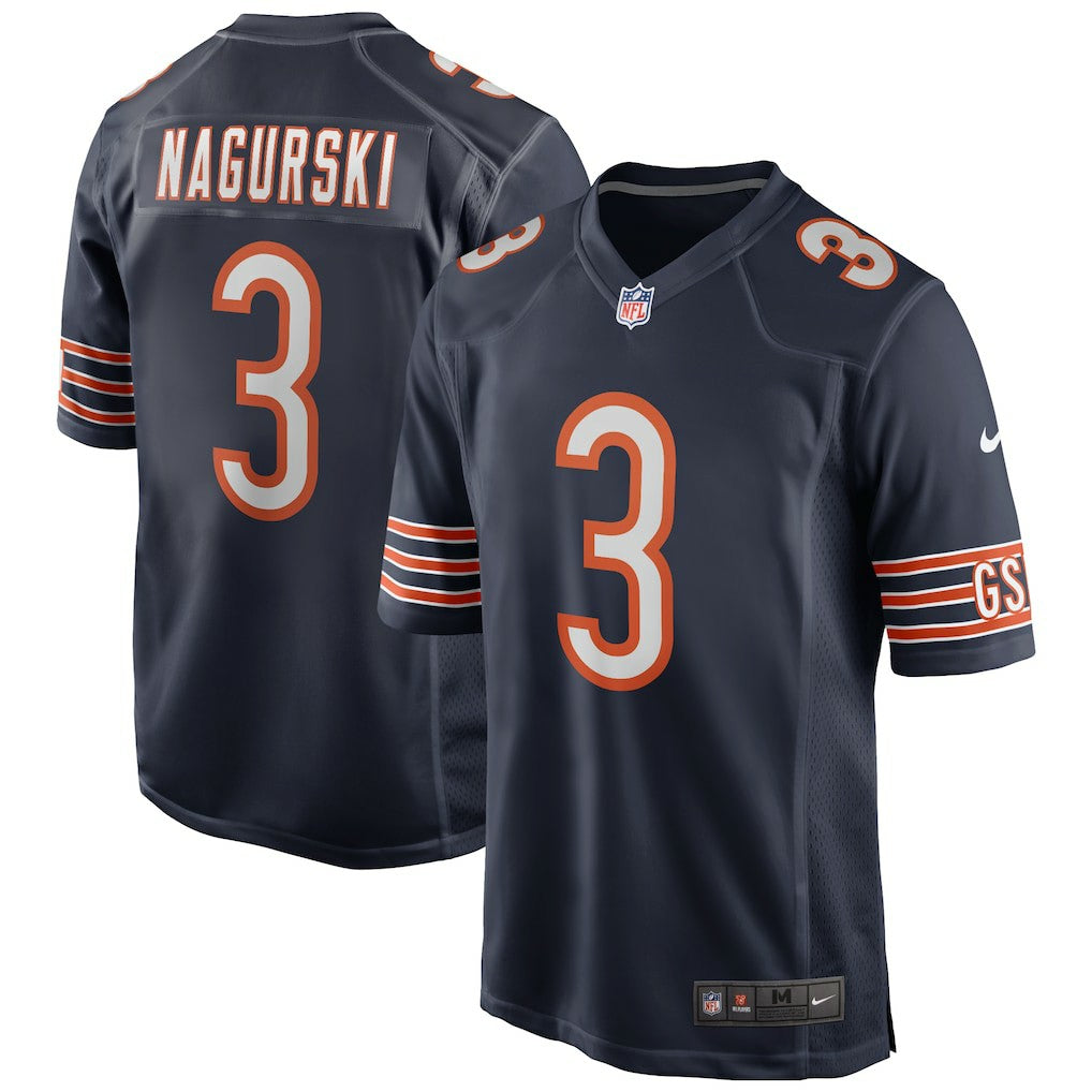 Bronko Nagurski Chicago Bears Game Retired Player Jersey - Navy Jerseys