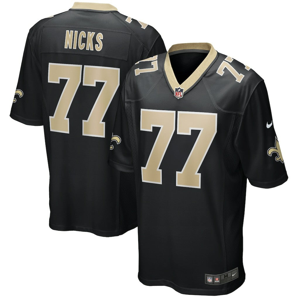Carl Nicks New Orleans Saints Game Retired Player Jersey - Black Jerseys