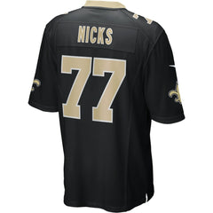 Carl Nicks New Orleans Saints Game Retired Player Jersey - Black Jerseys