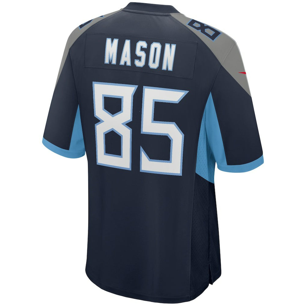 Derrick Mason Tennessee Titans Game Retired Player Jersey - Navy Jerseys