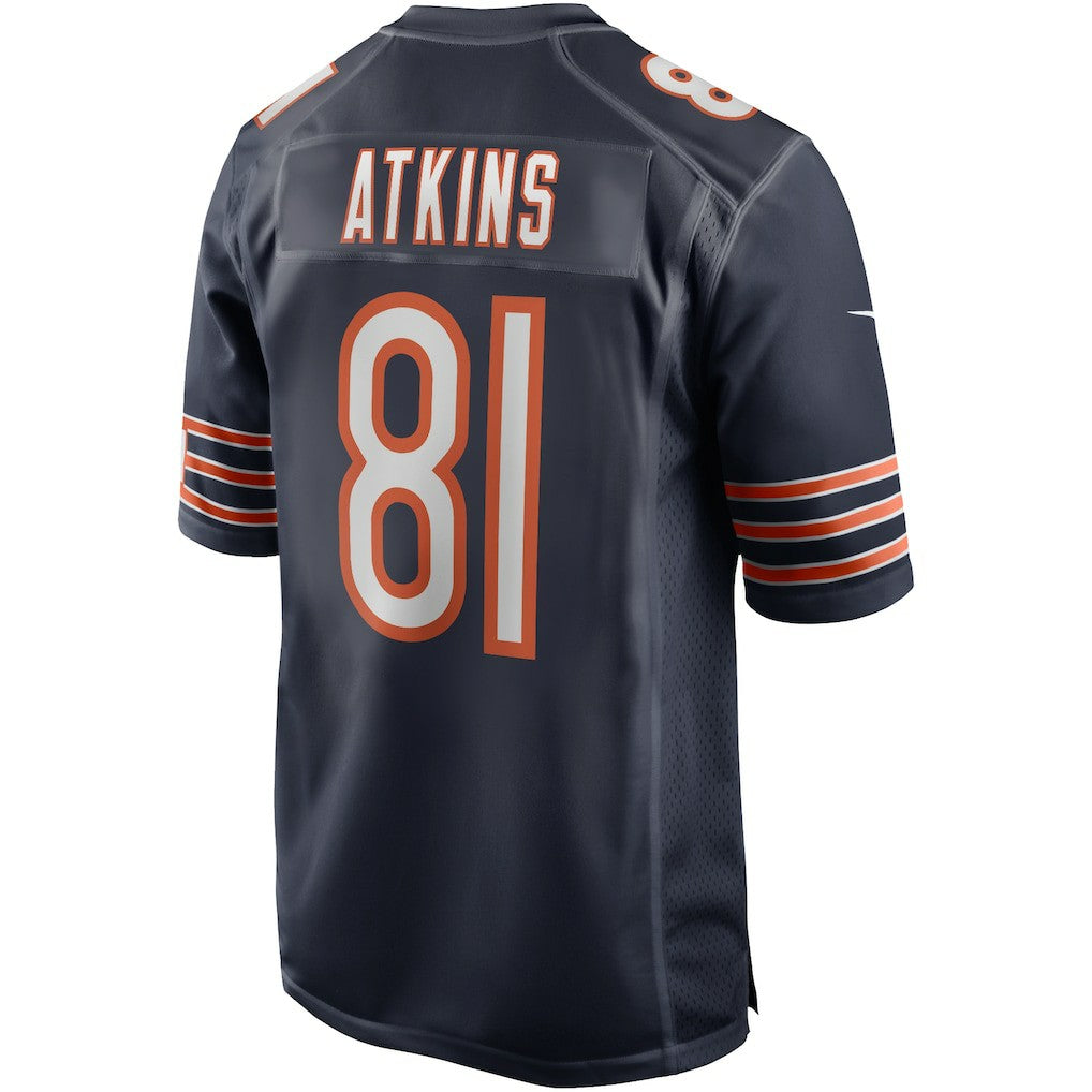 Doug Atkins Chicago Bears Game Retired Player Jersey - Navy Jerseys