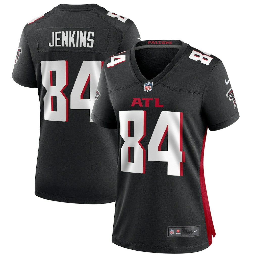 Alfred Jenkins Atlanta Falcons Women's Game Retired Player Jersey - Black Jerseys