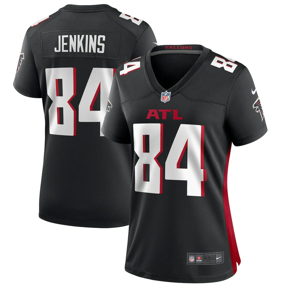 Alfred Jenkins Atlanta Falcons Women's Game Retired Player Jersey - Black Jerseys