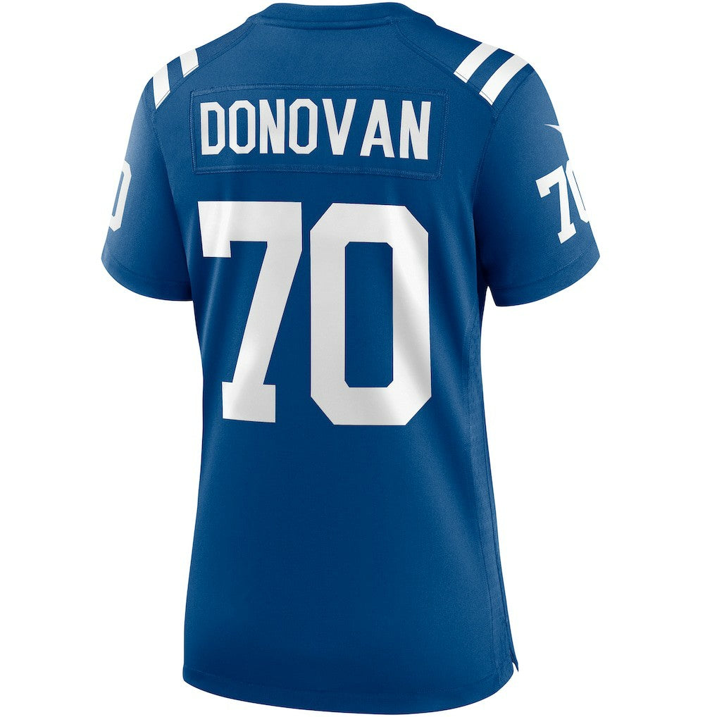 Art Donovan Indianapolis Colts Women's Game Retired Player Jersey - Royal Jerseys