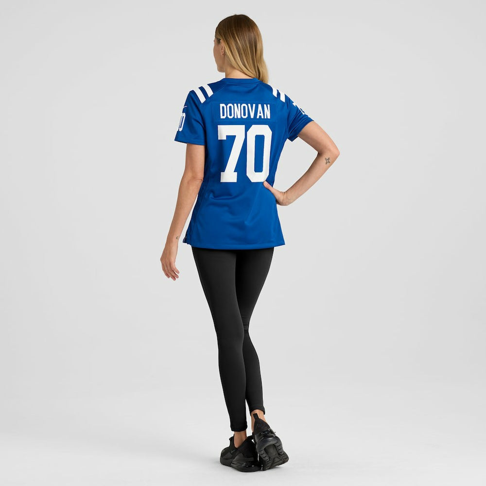 Art Donovan Indianapolis Colts Women's Game Retired Player Jersey - Royal Jerseys