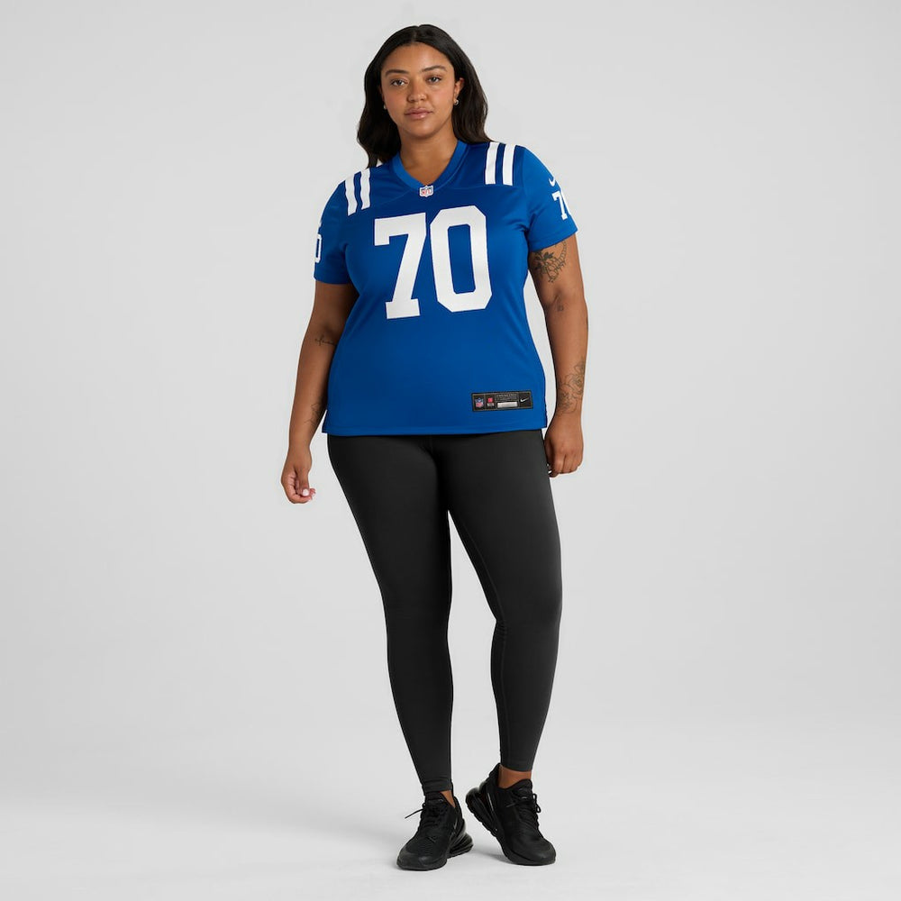 Art Donovan Indianapolis Colts Women's Game Retired Player Jersey - Royal Jerseys