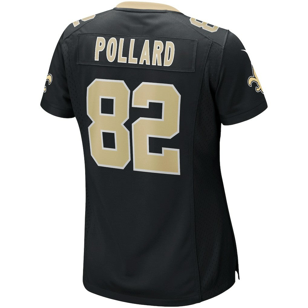 Bob Pollard New Orleans Saints Women's Game Retired Player Jersey - Black Jerseys