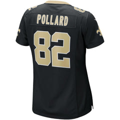 Bob Pollard New Orleans Saints Women's Game Retired Player Jersey - Black Jerseys