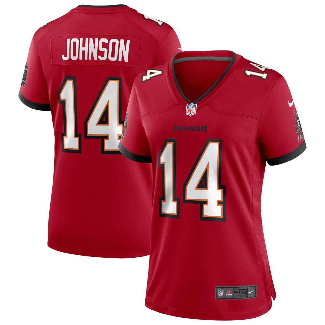Brad Johnson Tampa Bay Buccaneers Women's Game Retired Player Jersey - Red Jerseys
