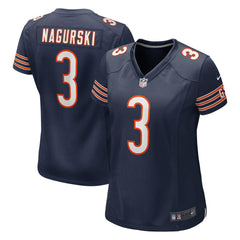 Bronko Nagurski Chicago Bears Women's Game Retired Player Jersey - Navy Jerseys
