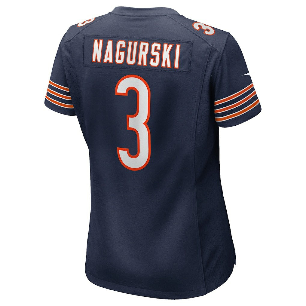 Bronko Nagurski Chicago Bears Women's Game Retired Player Jersey - Navy Jerseys