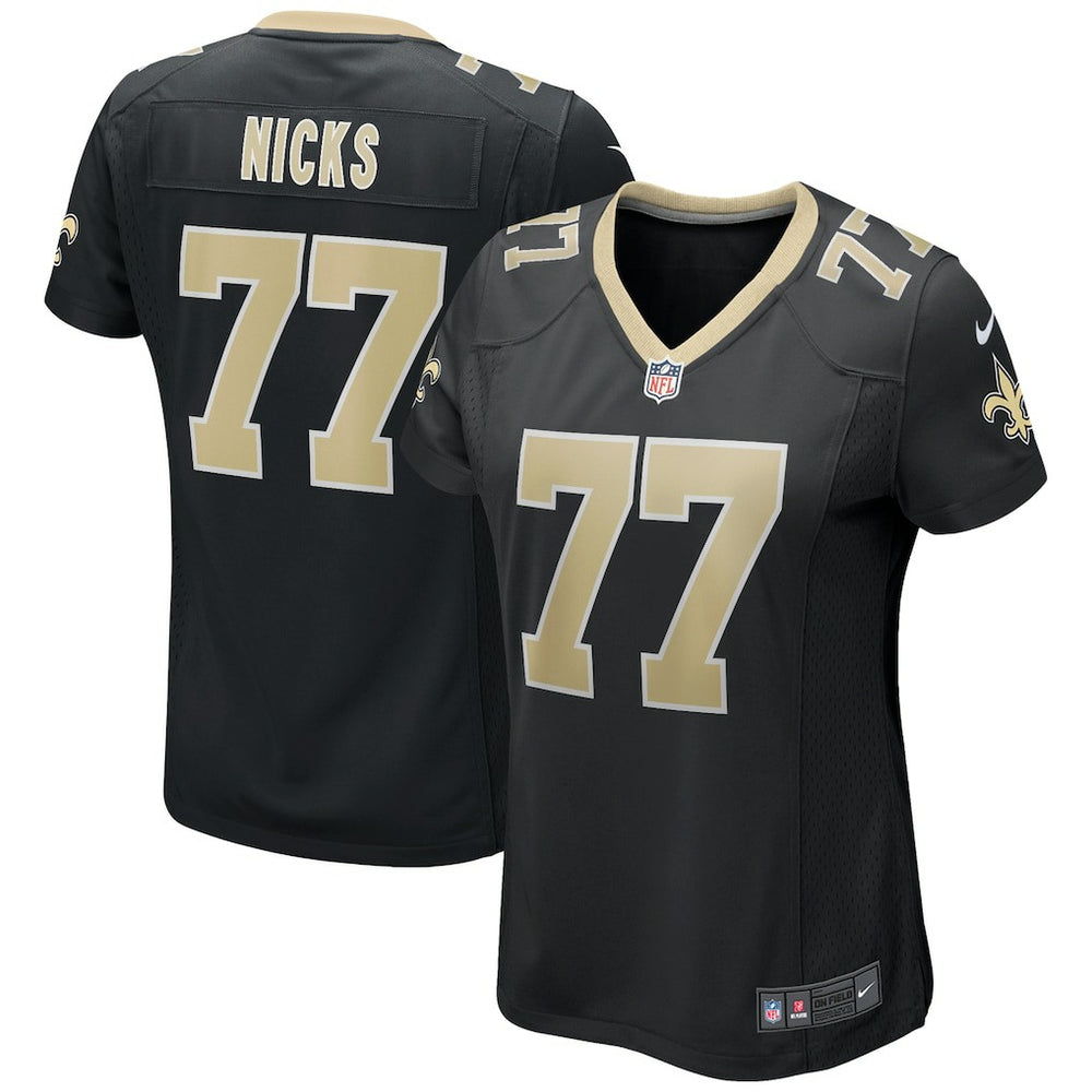 Carl Nicks New Orleans Saints Women's Game Retired Player Jersey - Black Jerseys