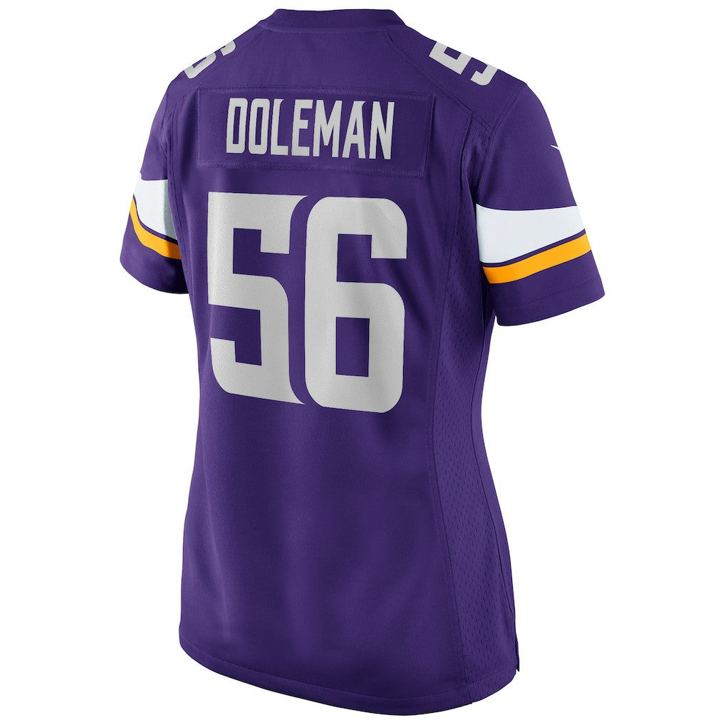 Chris Doleman Minnesota Vikings Women's Game Retired Player Jersey - Purple Jerseys