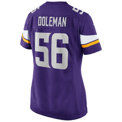 Chris Doleman Minnesota Vikings Women's Game Retired Player Jersey - Purple Jerseys