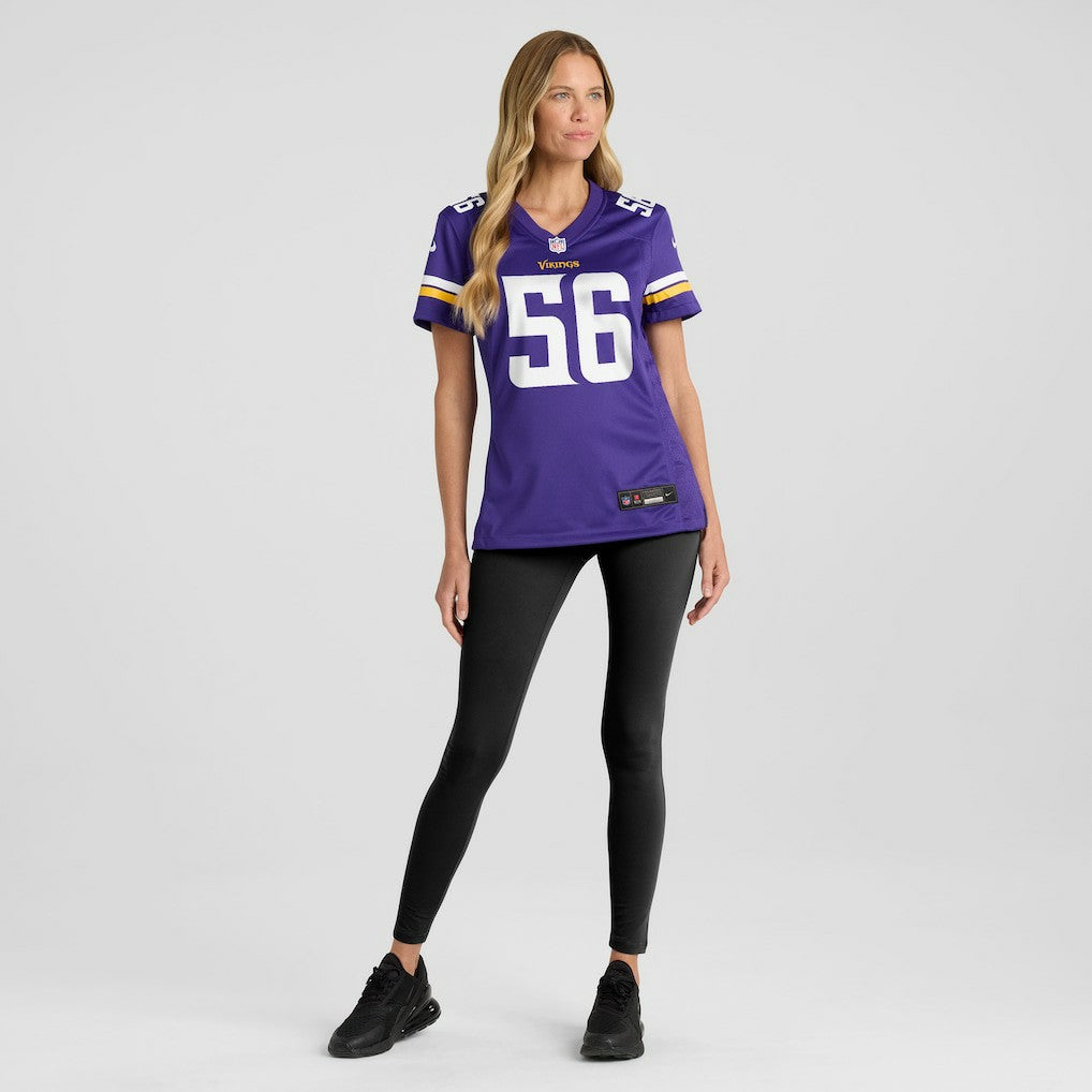 Chris Doleman Minnesota Vikings Women's Game Retired Player Jersey - Purple Jerseys