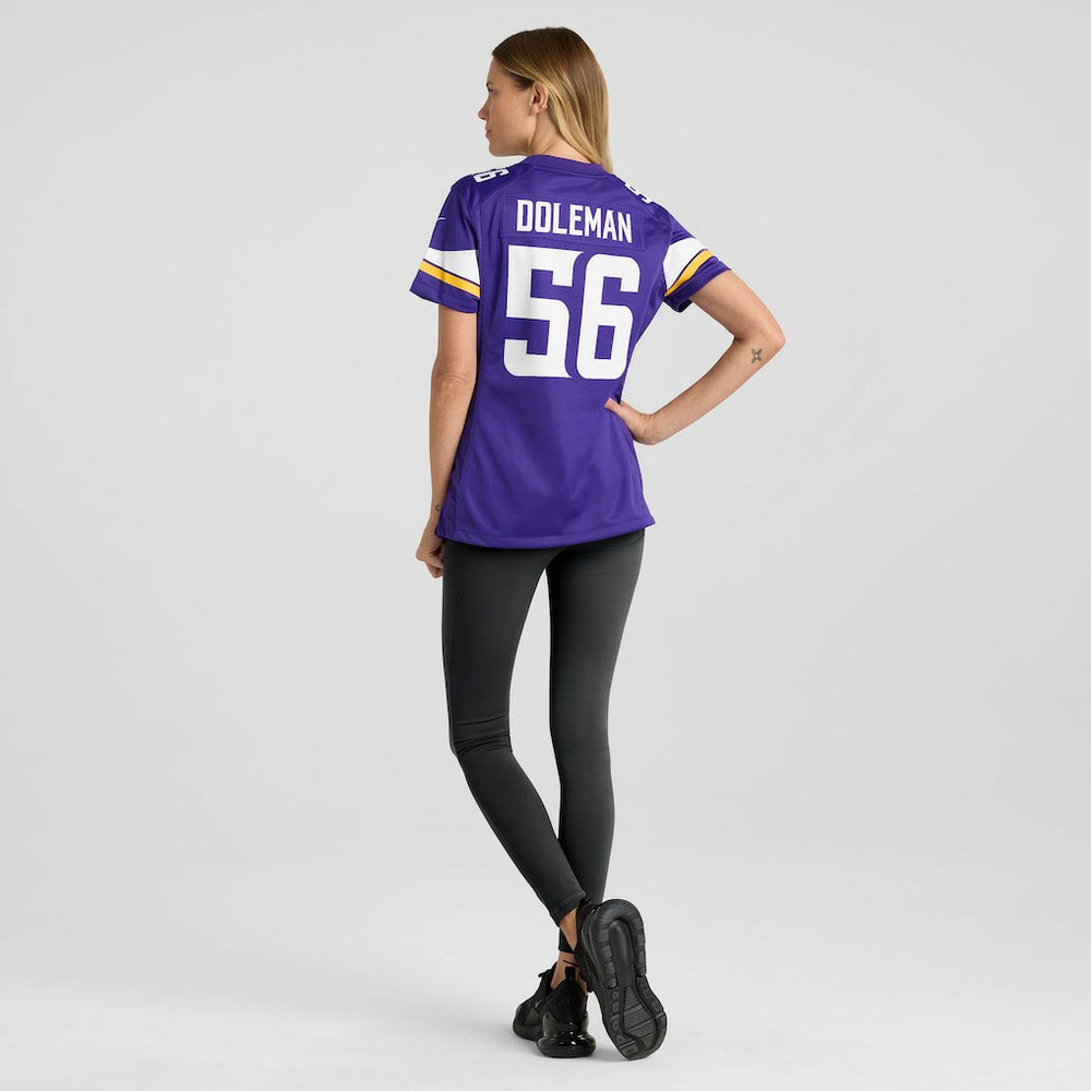 Chris Doleman Minnesota Vikings Women's Game Retired Player Jersey - Purple Jerseys