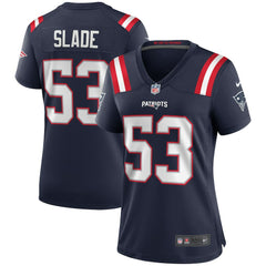 Chris Slade New England Patriots Women's Game Retired Player Jersey - Navy Jerseys